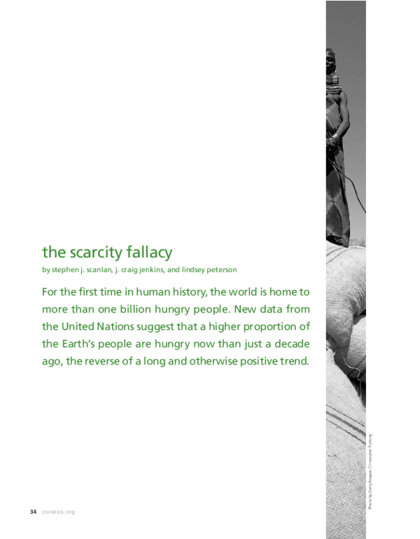 (PDF) The Scarcity Fallacy