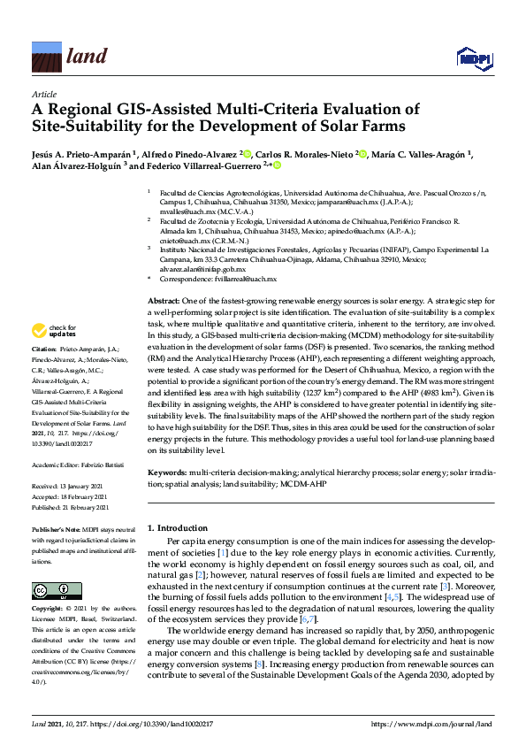 (PDF) A Regional GIS-Assisted Multi-Criteria Evaluation of Site ...