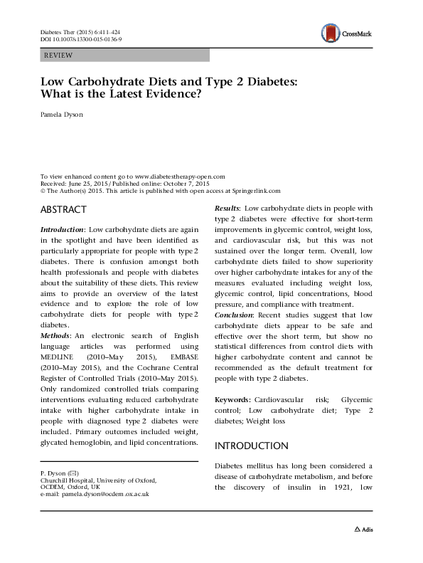 View of Low-carb diet and meal plan | Eating with diabetes | Diabetes UK