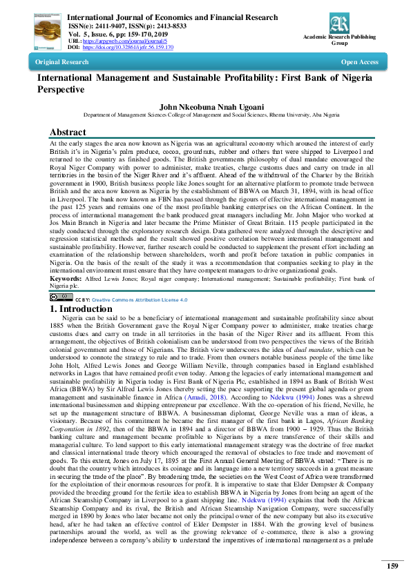 (PDF) An Assessment of the Impact of Foreign Direct Investment on ...
