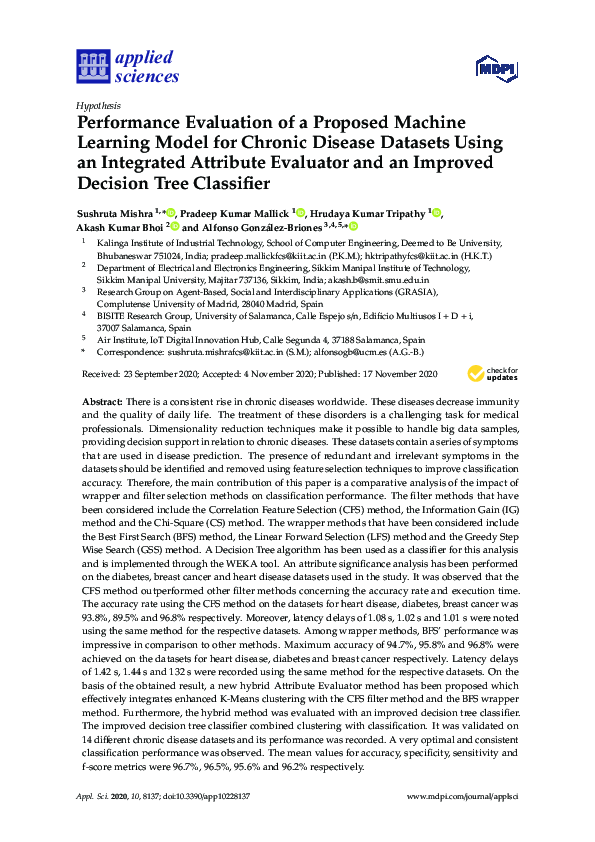 (PDF) Performance Evaluation of a Proposed Machine Learning Model for ...