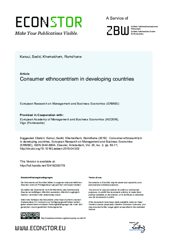 Ethnocentrism research paper image