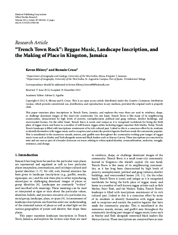 Summary of reggae music image