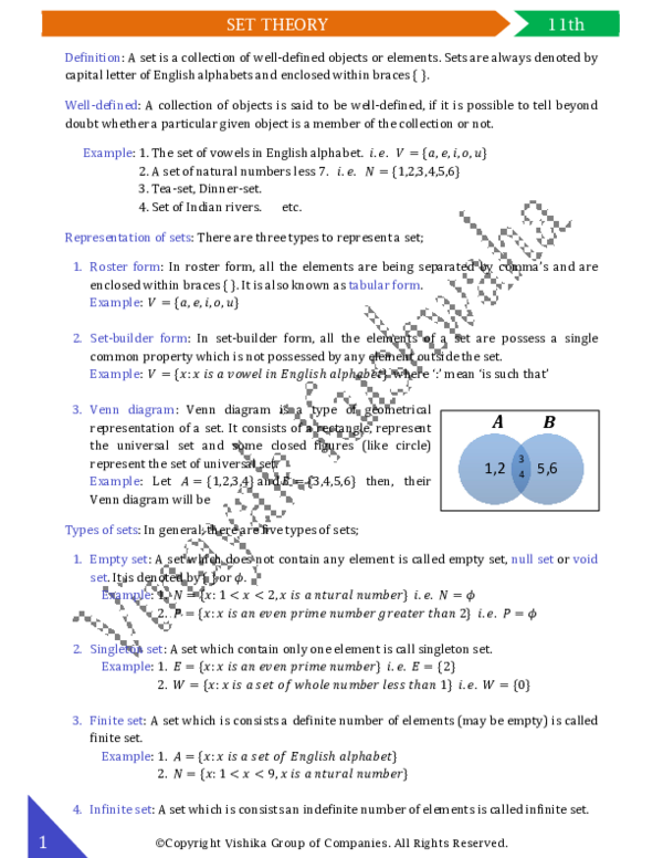 (PDF) Set Theory