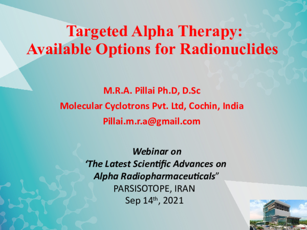 (PPT) Target Alpha Therapy: Available Options for Radionuclides