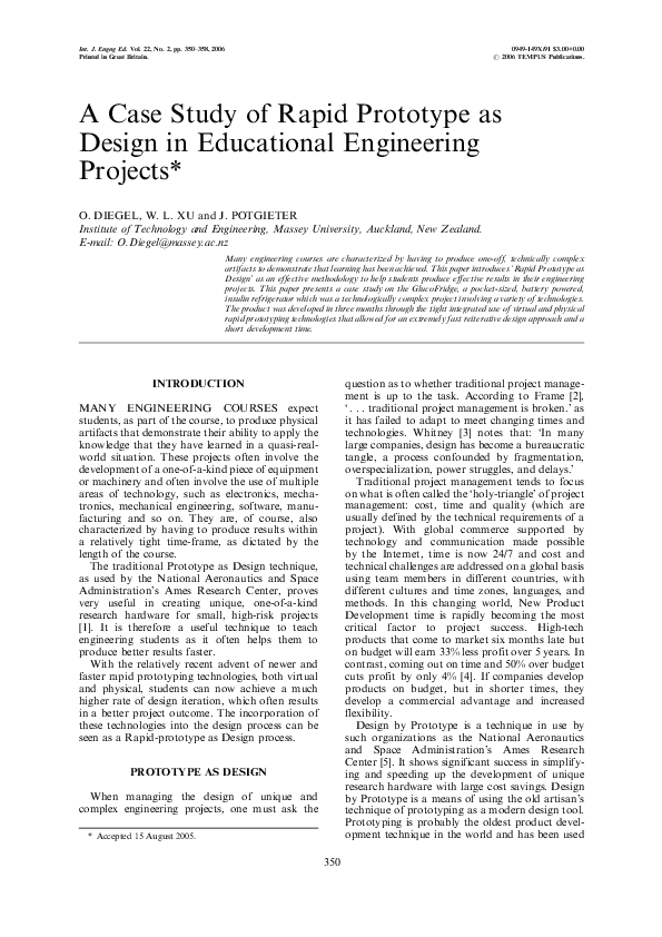 (PDF) A Case Study of Rapid Prototype as Design in Educational ...