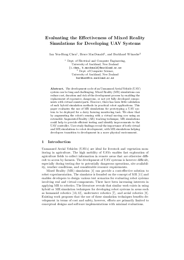 (PDF) Evaluating the Effectiveness of Mixed Reality Simulations for ...