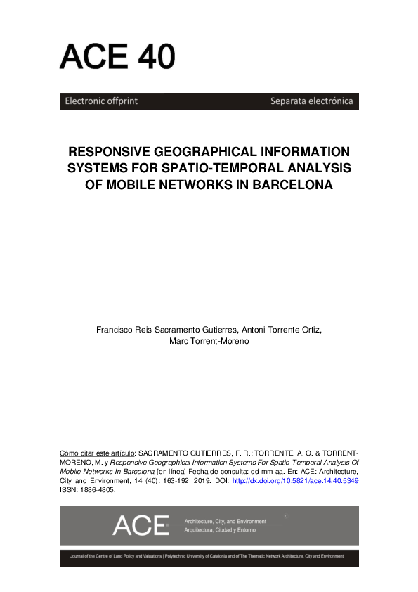 (PDF) Responsive Geographical Information Systems for Spatio-Temporal ...