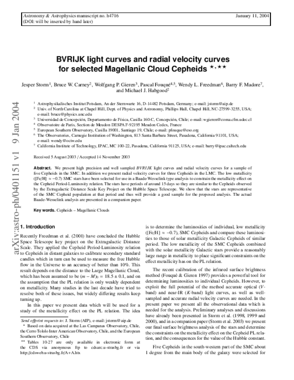 (PDF) BVRIJK light curves and radial velocity curves for selected ...