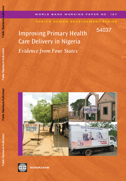 (PDF) Improving primary health care delivery in Nigeria : evidence from ...