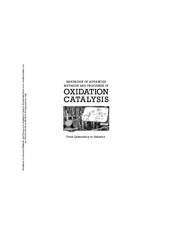 (PDF) Handbook of Advanced Methods and Processes in Oxidation Catalysis