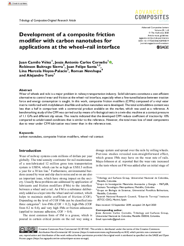 (PDF) Development of a composite friction modifier with carbon ...