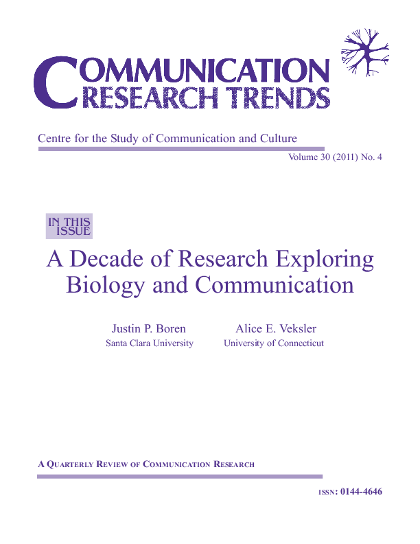 Pdf A Decade Of Research Exploring Biology And Communication The Brain Nervous Endocrine Cardiovascular And Immune Systems Alice Veksler And Justin P Boren Academia Edu