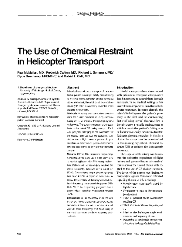 Chemical restraint cms image