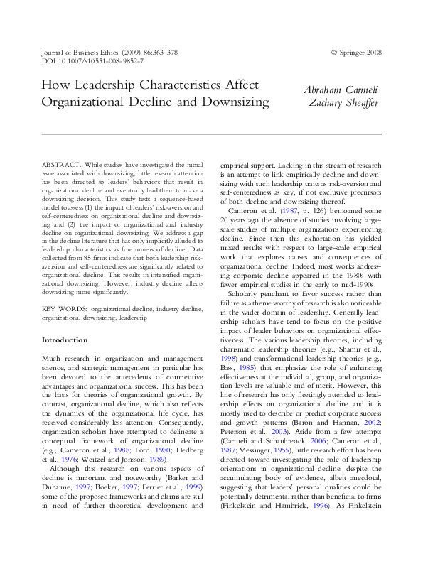 Organizational decline essay 05 image