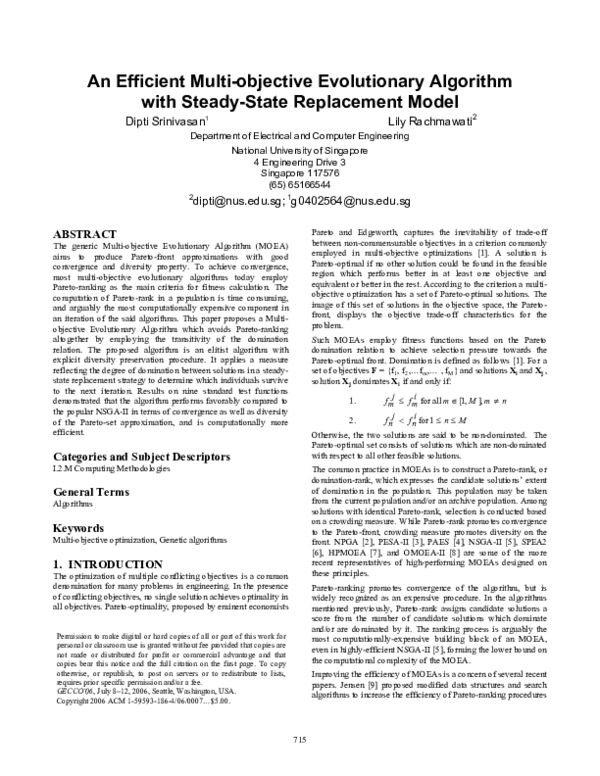 (PDF) An efficient multi-objective evolutionary algorithm with steady ...