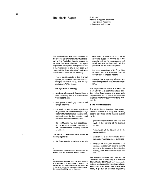 (PDF) The Martin Report