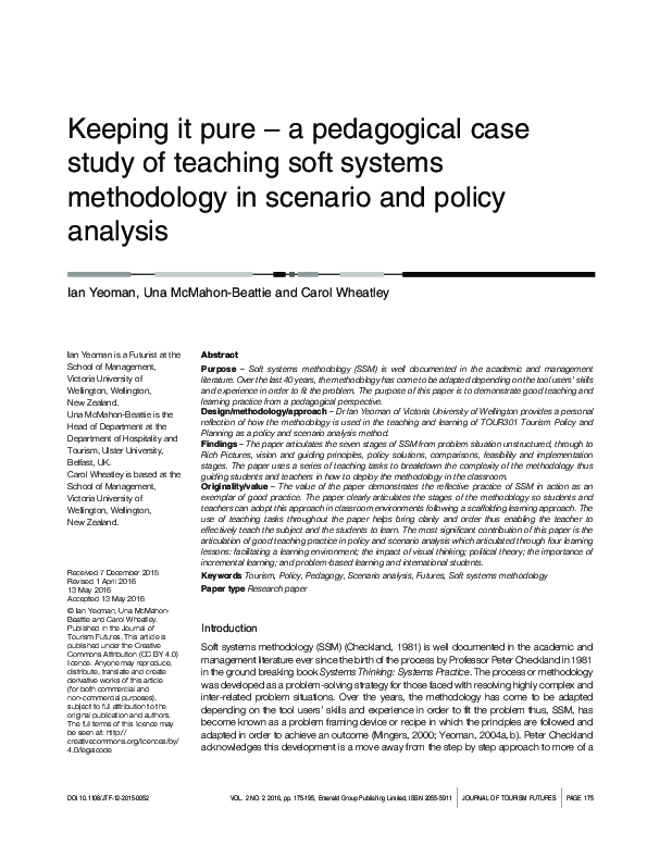 (PDF) Keeping it pure a pedagogical case study of teaching soft