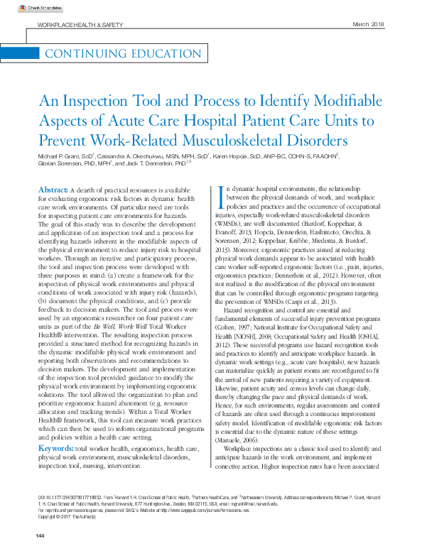 (PDF) An Inspection Tool and Process to Identify Modifiable Aspects of ...