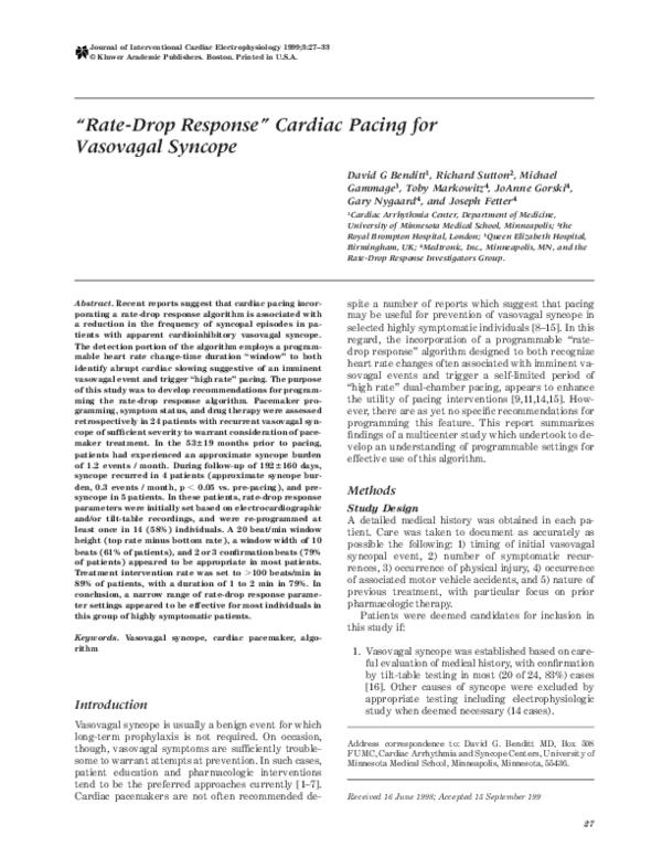 (PDF) Rate-drop response