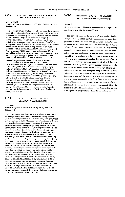(PDF) Concept and framework for integrated pest management strategies