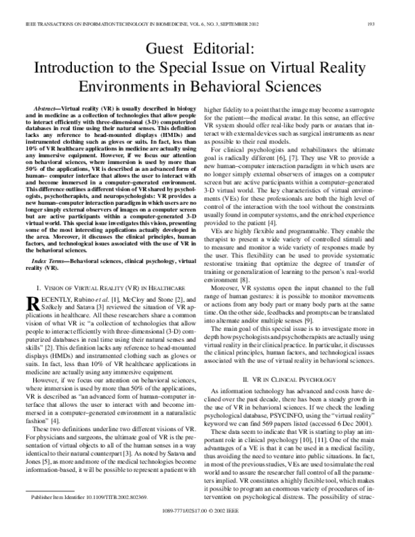 (PDF) Guest editorial - Introduction to the special issue on dynamics ...
