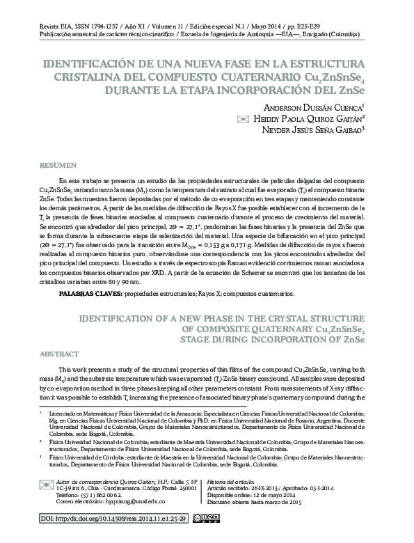  PDF Identificaci n De Una Nueva Fase En La Estructura Cristalina Del 