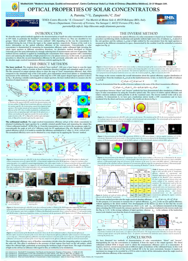 (PDF) Optical properties of solar concentrators