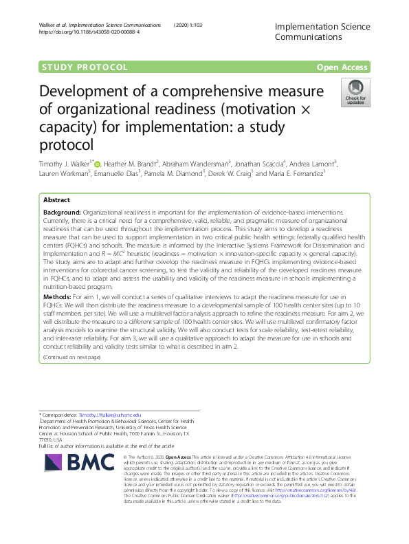 (PDF) Development of a comprehensive measure of organizational ...