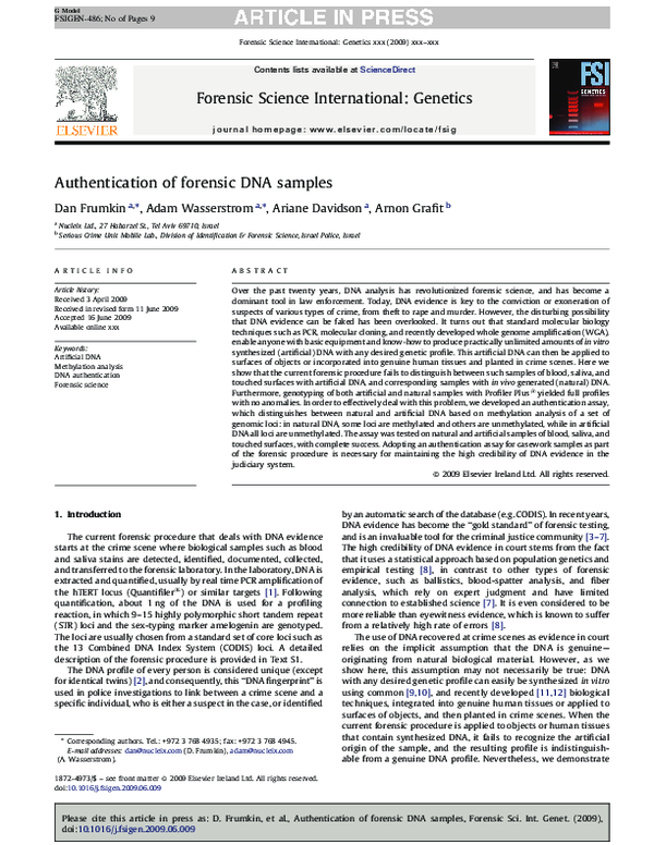Forensic science thesis topics picture