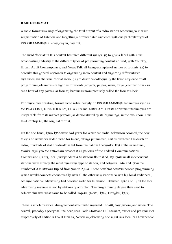 Importance of radio in 21st century picture