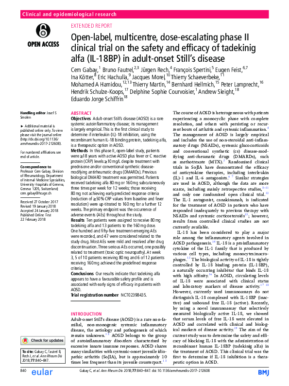 (PDF) Open-label, multicentre, dose-escalating phase II clinical trial ...