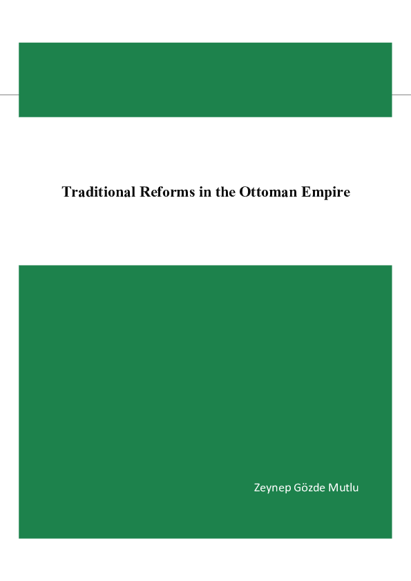 (DOC) Traditional Reforms in the Ottoman Empire Gözde Mutlu