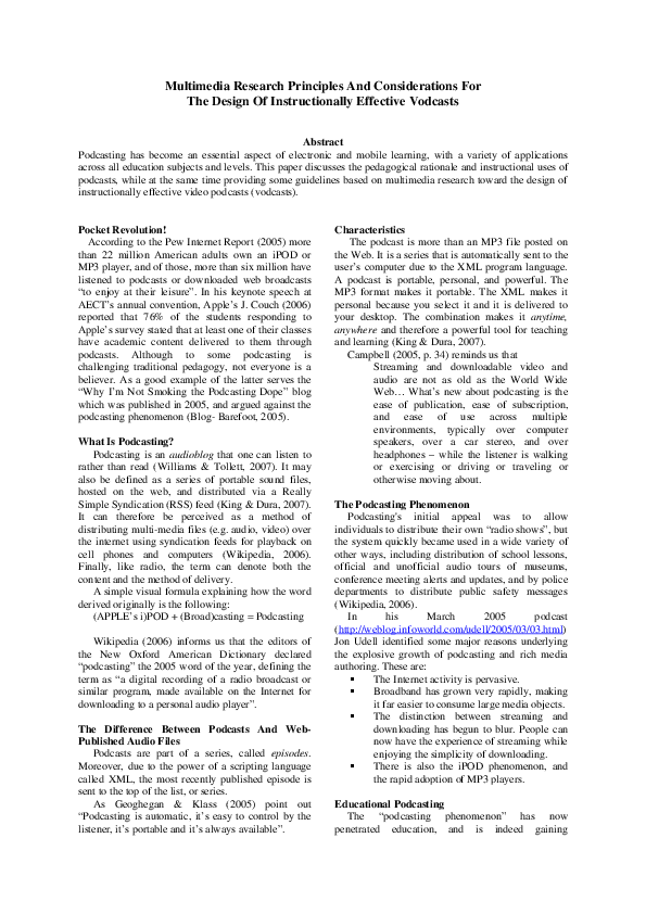 Multimedia systems journal picture