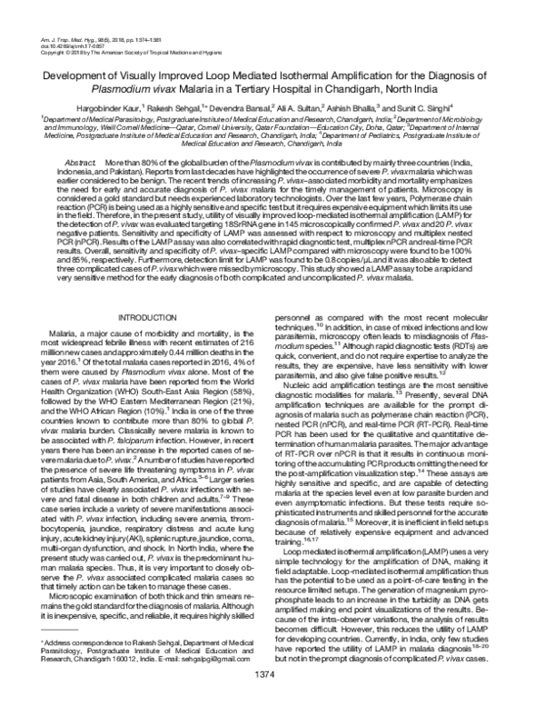 (PDF) {"__content__"=>"Development of Visually Improved Loop Mediated ...