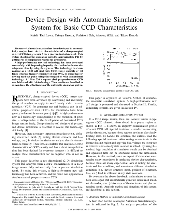 (PDF) Device design with automatic simulation system for basic CCD ...