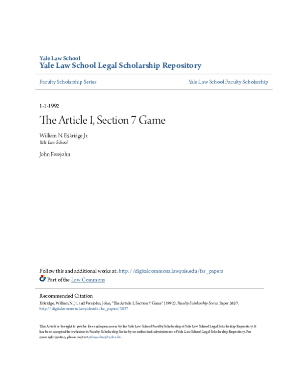  pdf the article i section 7 game