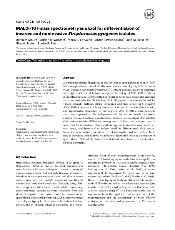 Streptococcus pyogenes essay image