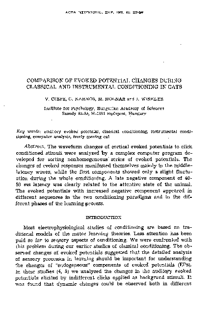 Reaction paper about operant conditioning picture