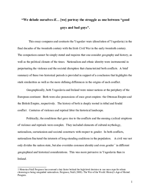 Why did yugoslavia break up picture