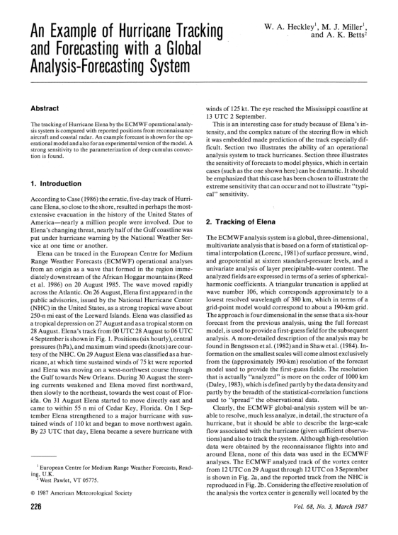 (PDF) An Example of Hurricane Tracking and Forecasting with a Global ...
