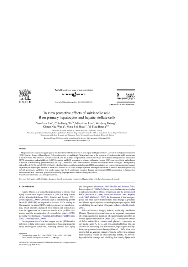 (PDF) In vitro protective effects of salvianolic acid B on primary ...