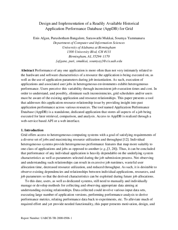(PDF) Design and implementation of a readily available historical ...