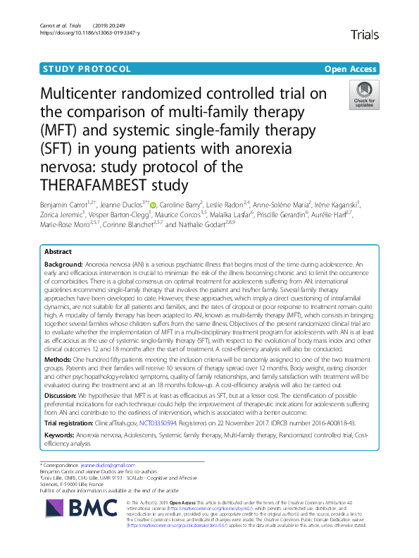 (PDF) Multicenter randomized controlled trial on the comparison of ...