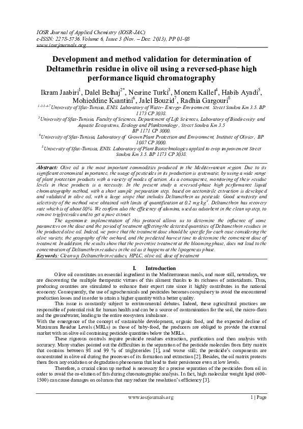 (PDF) Development and method validation for determination of 128 ...