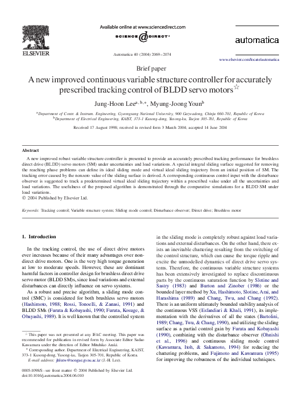 (PDF) A new improved continuous variable structure controller for ...