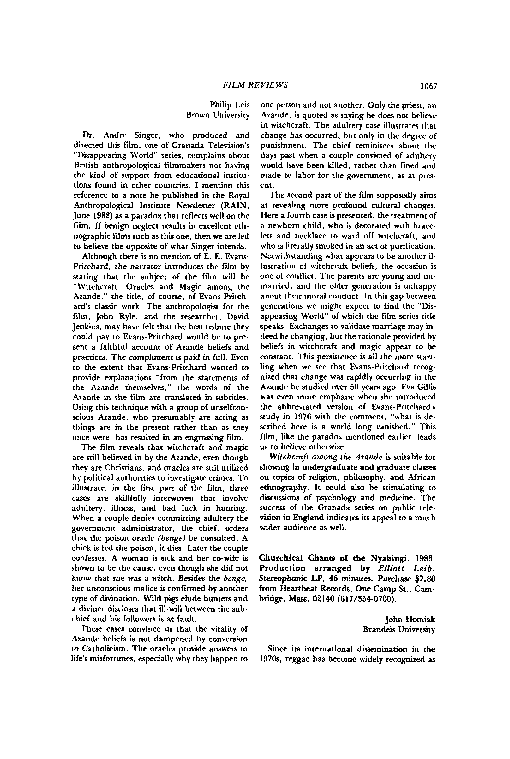 PDF) Churchical Chants of the Nyabingi