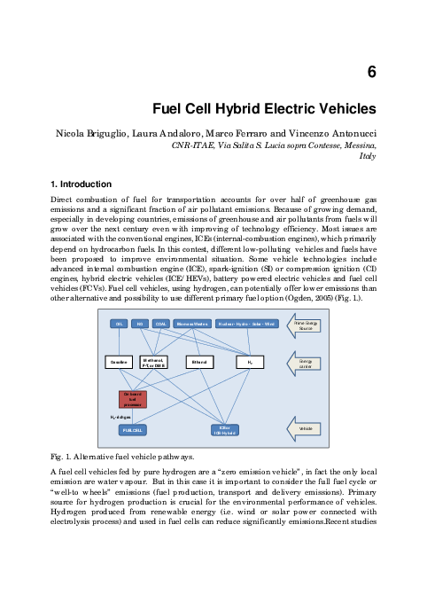(PDF) Fuel Cell Hybrid Electric Vehicles