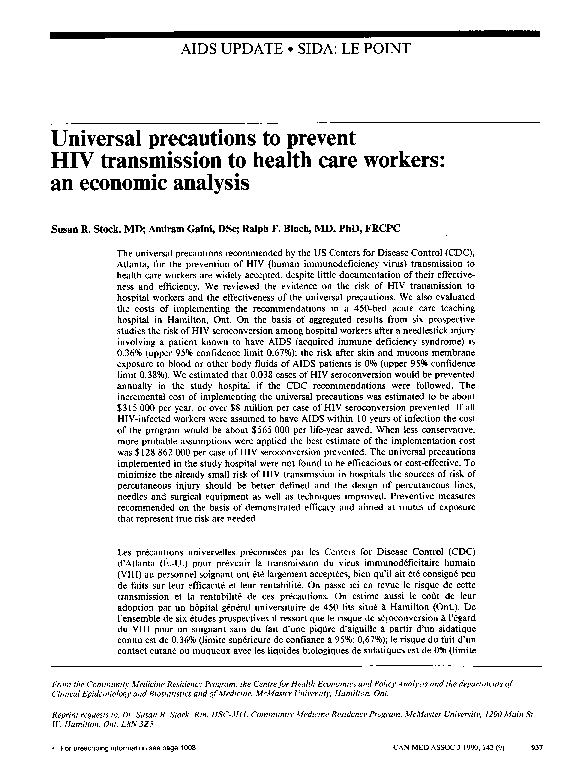 Universal safety precautions ppt picture