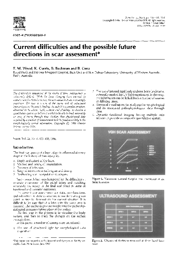 (PDF) Current difficulties and the possible future directions in scar ...